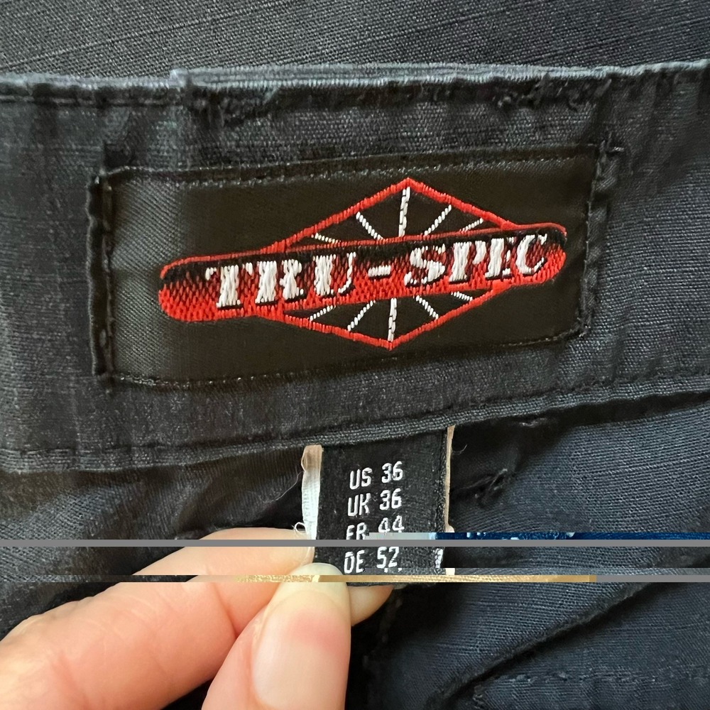 TRU-SPEC Tactical Cargo Pants Navy Blue Utility Workwear Size 36‎ Ripstop - Picture 5 of 7